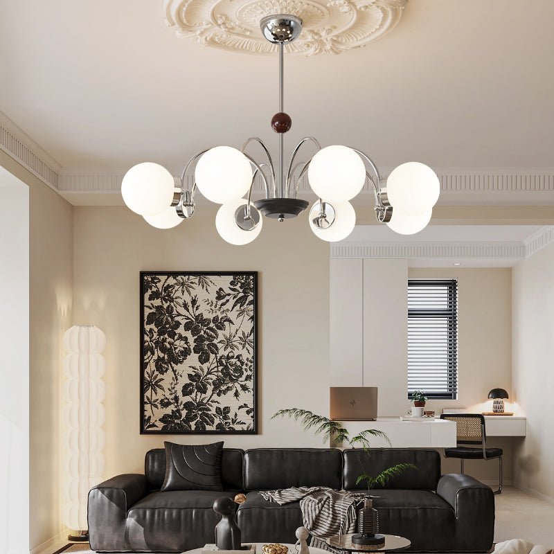 Novara Chandelier - Elegant Design with Adjustable Height & Energy-Eff