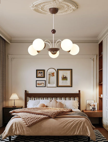 Novara Chandelier - Elegant Design with Adjustable Height & Energy-Eff