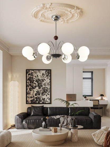 Novara Chandelier - Elegant Design with Adjustable Height & Energy-Eff