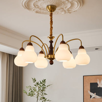 Elegant Novelle Chandelier - Crystal Accents & Adjustable Height