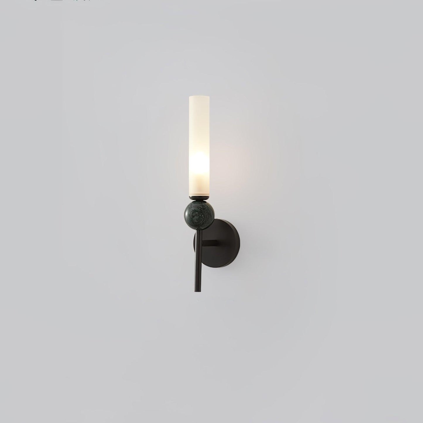 Elegant Marble Vertical Wall Lamp with Adjustable Brightness & Energy