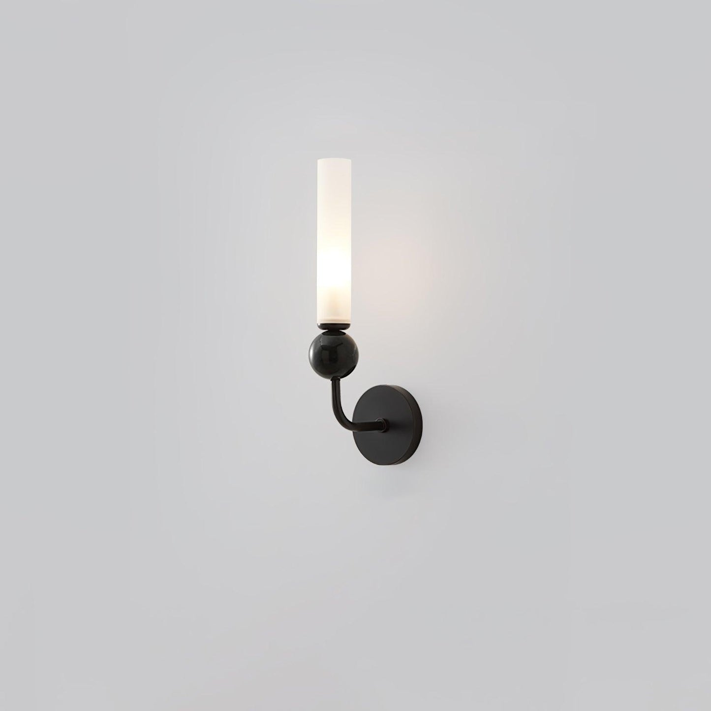 Elegant Marble Vertical Wall Lamp with Adjustable Brightness & Energy
