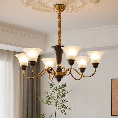 Octavia Chandelier - Elegant Crystal Design with Adjustable Hanging He