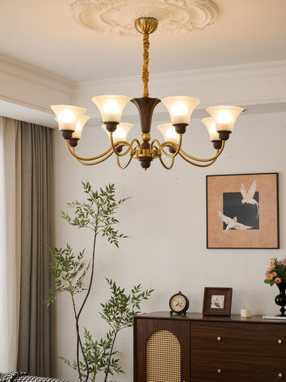 Octavia Chandelier - Elegant Crystal Design with Adjustable Hanging He