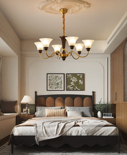 Octavia Chandelier - Elegant Crystal Design with Adjustable Hanging He