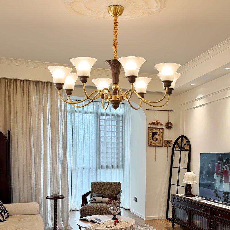Octavia Chandelier - Elegant Crystal Design with Adjustable Hanging He