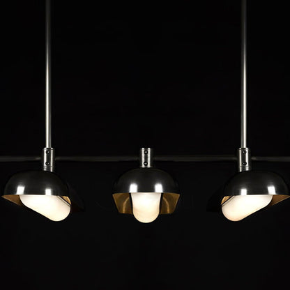 Modern Capsule Chandelier - Adjustable Height, Energy-Efficient LED