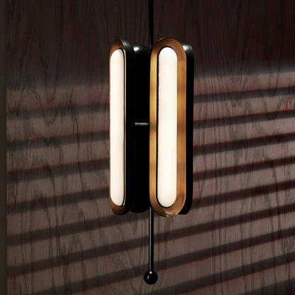 Modern Capsule Chandelier - Adjustable Height, Energy-Efficient LED