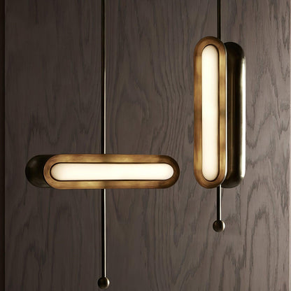 Modern Capsule Chandelier - Adjustable Height, Energy-Efficient LED