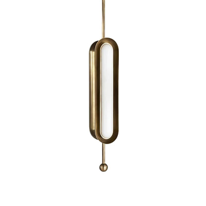 Modern Capsule Chandelier - Adjustable Height, Energy-Efficient LED