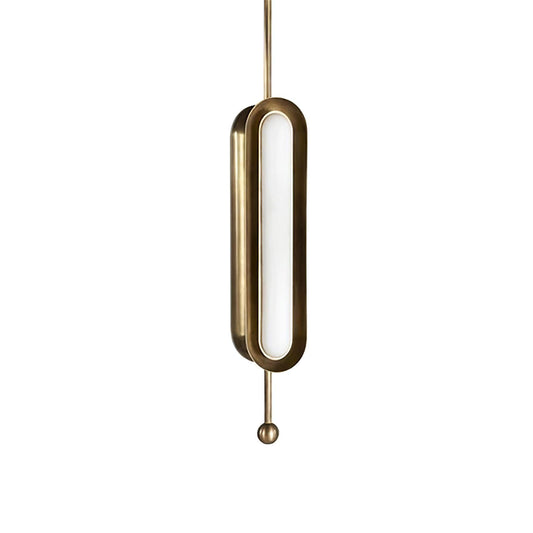 Modern Capsule Chandelier - Adjustable Height, Energy-Efficient LED