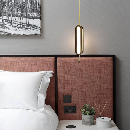 Modern Capsule Chandelier - Adjustable Height, Energy-Efficient LED