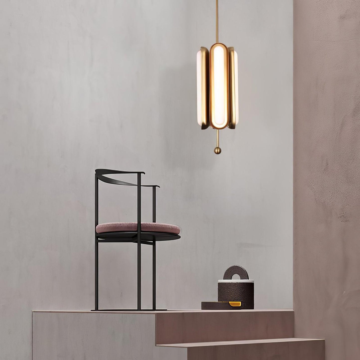 Modern Capsule Chandelier - Adjustable Height, Energy-Efficient LED