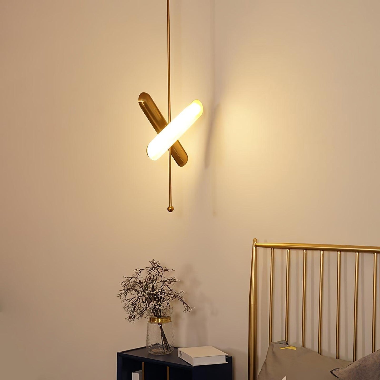 Modern Capsule Chandelier - Adjustable Height, Energy-Efficient LED