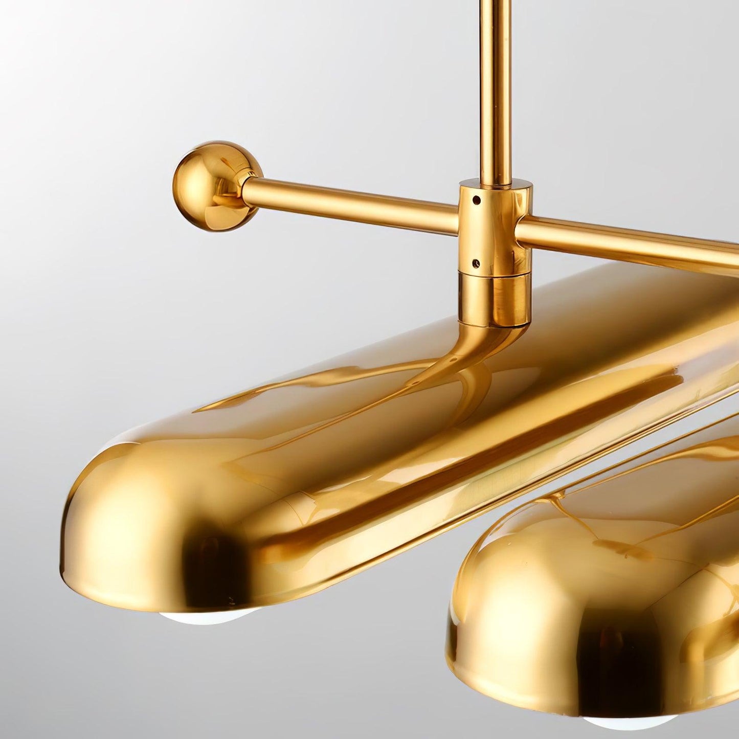 Modern Capsule Chandelier - Adjustable Height, Energy-Efficient LED