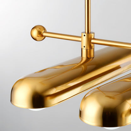Modern Capsule Chandelier - Adjustable Height, Energy-Efficient LED