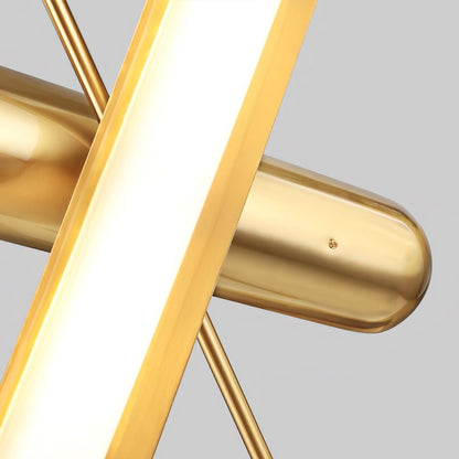 Modern Capsule Chandelier - Adjustable Height, Energy-Efficient LED
