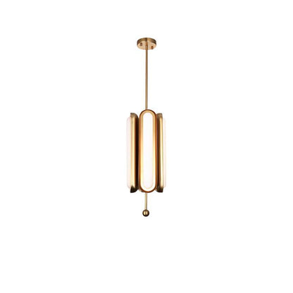Modern Capsule Chandelier - Adjustable Height, Energy-Efficient LED