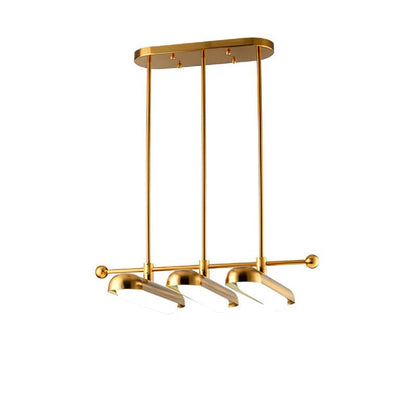Modern Capsule Chandelier - Adjustable Height, Energy-Efficient LED