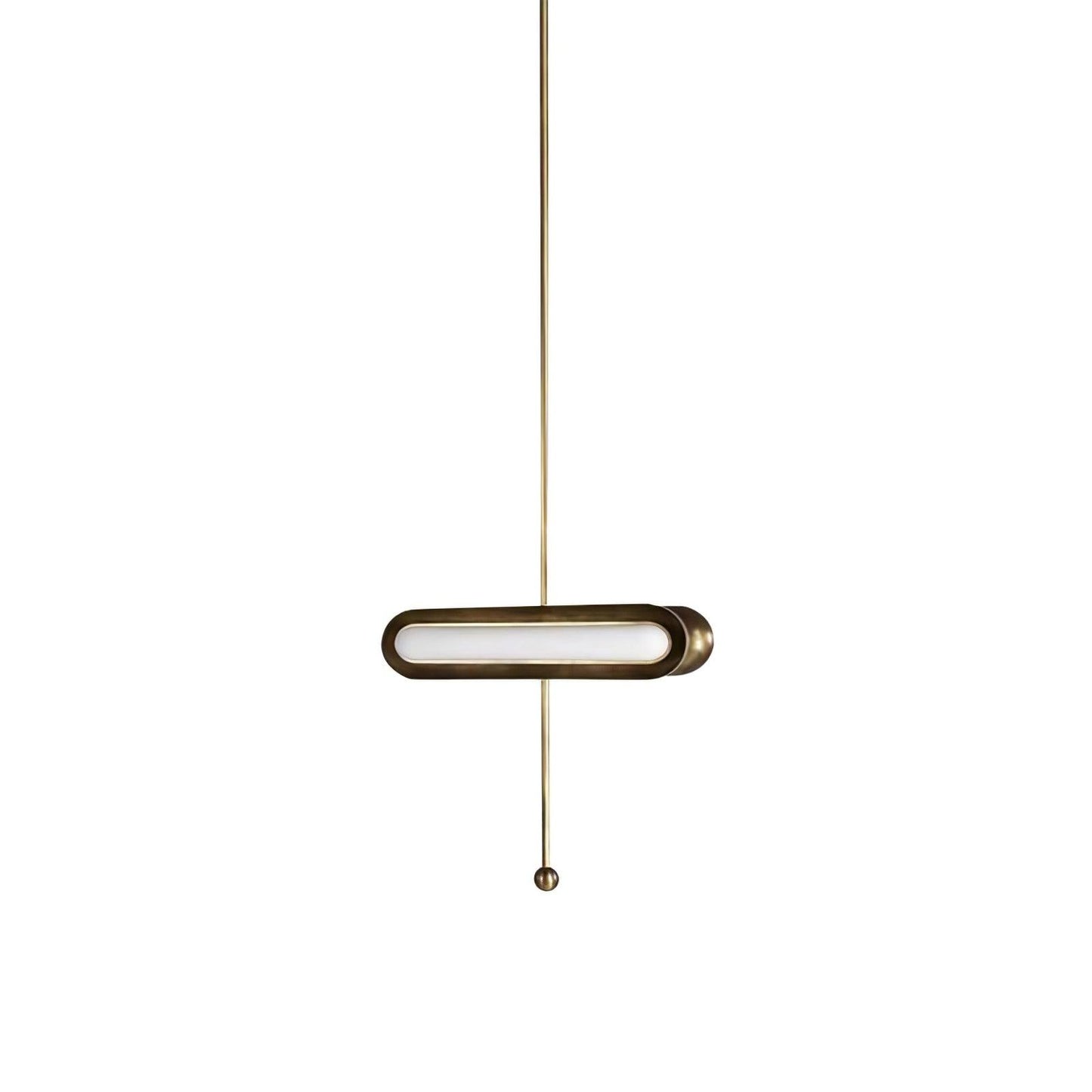Modern Capsule Chandelier - Adjustable Height, Energy-Efficient LED