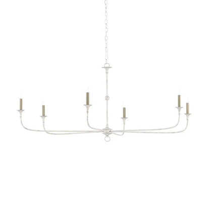 Elara Candle Chandelier - Elegant Design with Adjustable Height & LED