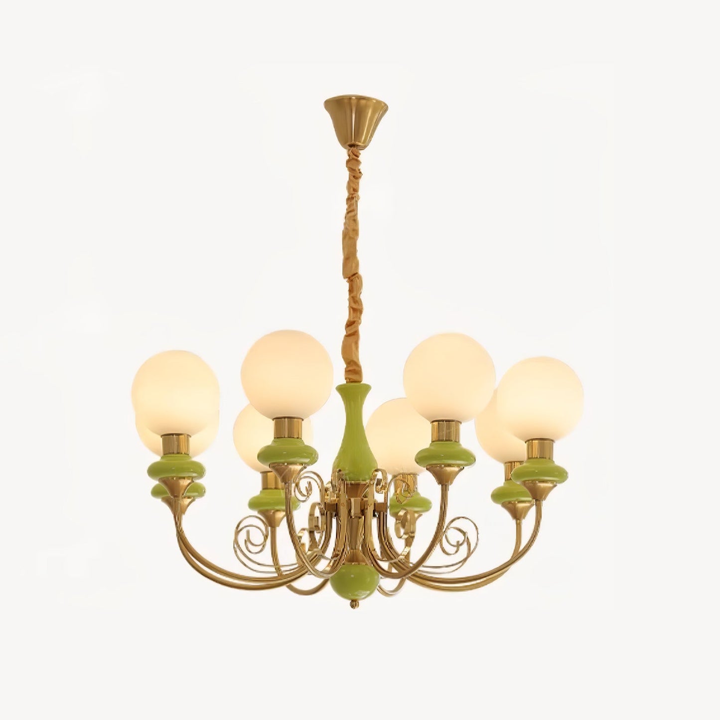 Onyx Chandelier - Elegant Lighting Fixture with Adjustable Brightness