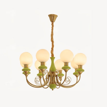 Onyx Chandelier - Elegant Lighting Fixture with Adjustable Brightness