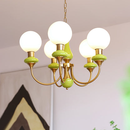 Onyx Chandelier - Elegant Lighting Fixture with Adjustable Brightness