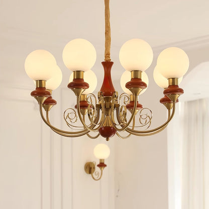 Onyx Chandelier - Elegant Lighting Fixture with Adjustable Brightness