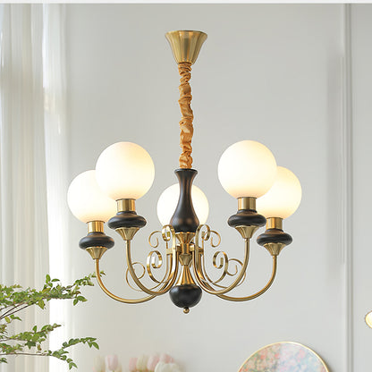 Onyx Chandelier - Elegant Lighting Fixture with Adjustable Brightness