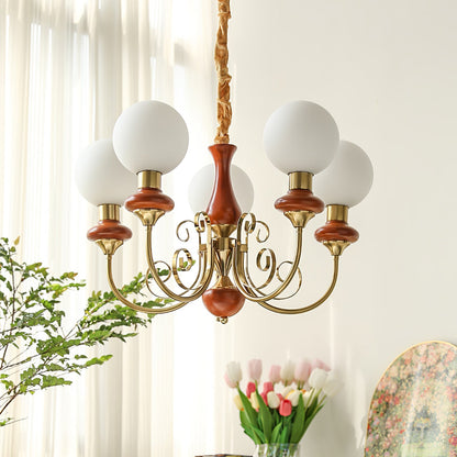 Onyx Chandelier - Elegant Lighting Fixture with Adjustable Brightness