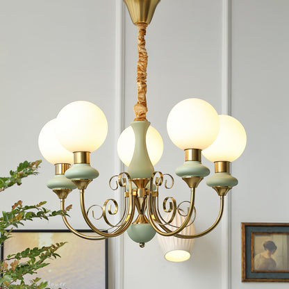 Onyx Chandelier - Elegant Lighting Fixture with Adjustable Brightness