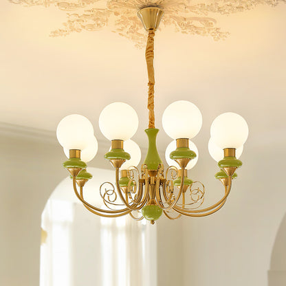Onyx Chandelier - Elegant Lighting Fixture with Adjustable Brightness