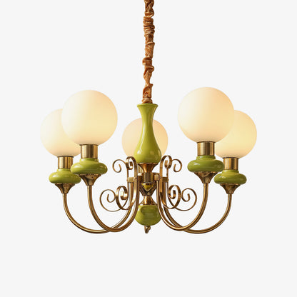 Onyx Chandelier - Elegant Lighting Fixture with Adjustable Brightness