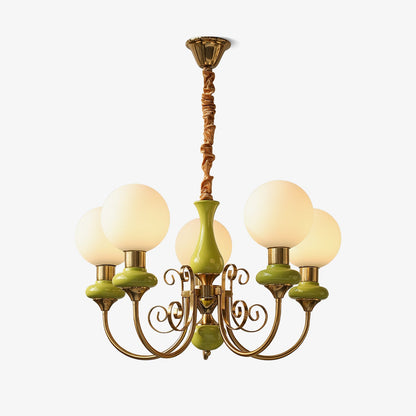 Onyx Chandelier - Elegant Lighting Fixture with Adjustable Brightness