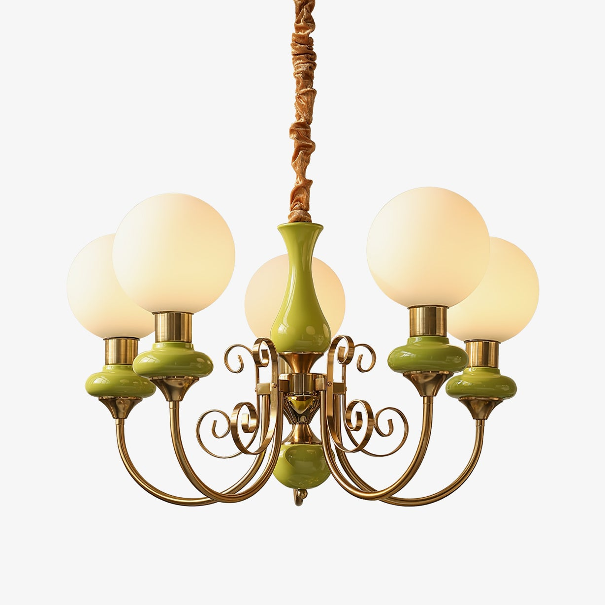 Onyx Chandelier - Elegant Lighting Fixture with Adjustable Brightness