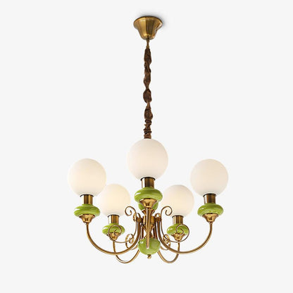 Onyx Chandelier - Elegant Lighting Fixture with Adjustable Brightness