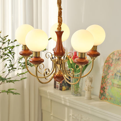 Onyx Chandelier - Elegant Lighting Fixture with Adjustable Brightness