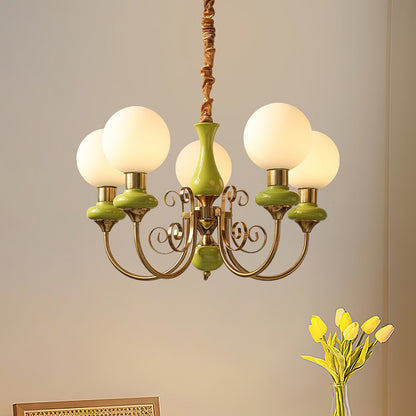 Onyx Chandelier - Elegant Lighting Fixture with Adjustable Brightness