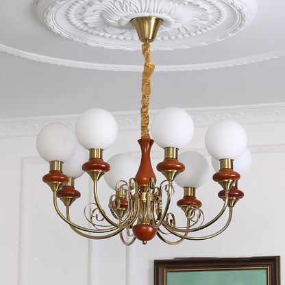 Onyx Chandelier - Elegant Lighting Fixture with Adjustable Brightness