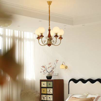 Onyx Chandelier - Elegant Lighting Fixture with Adjustable Brightness
