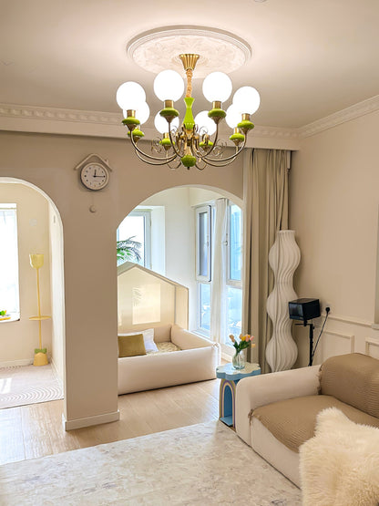 Onyx Chandelier - Elegant Lighting Fixture with Adjustable Brightness