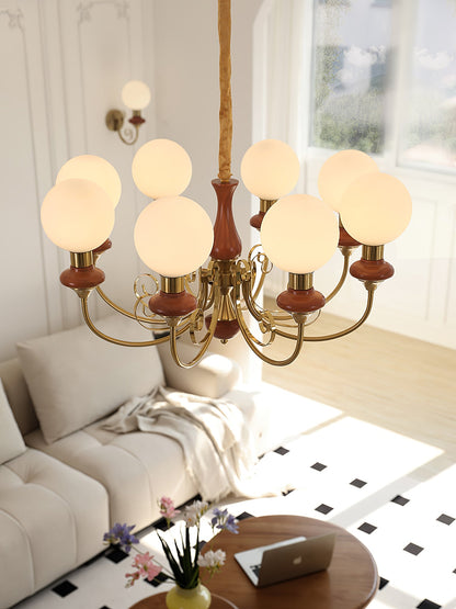 Onyx Chandelier - Elegant Lighting Fixture with Adjustable Brightness