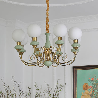 Onyx Chandelier - Elegant Lighting Fixture with Adjustable Brightness