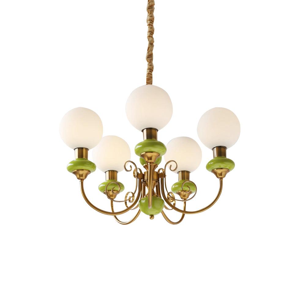 Onyx Chandelier - Elegant Lighting Fixture with Adjustable Brightness