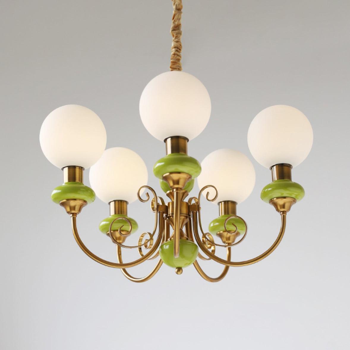 Onyx Chandelier - Elegant Lighting Fixture with Adjustable Brightness