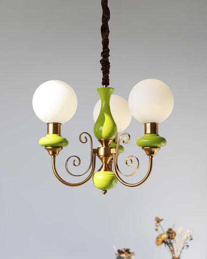 Onyx Chandelier - Elegant Lighting Fixture with Adjustable Brightness