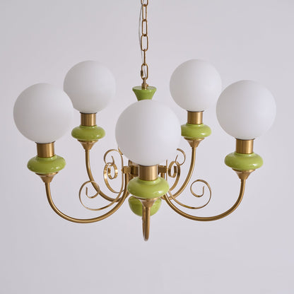 Onyx Chandelier - Elegant Lighting Fixture with Adjustable Brightness