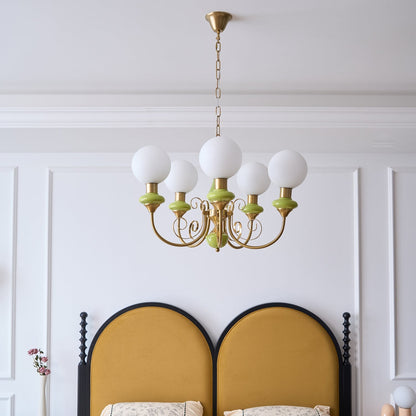 Onyx Chandelier - Elegant Lighting Fixture with Adjustable Brightness