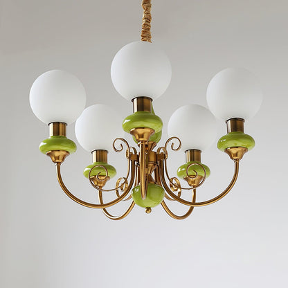 Onyx Chandelier - Elegant Lighting Fixture with Adjustable Brightness